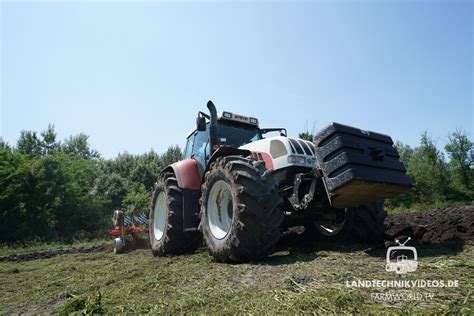 Steyr CVT 170 Pöttinger Pflug farmworld tv