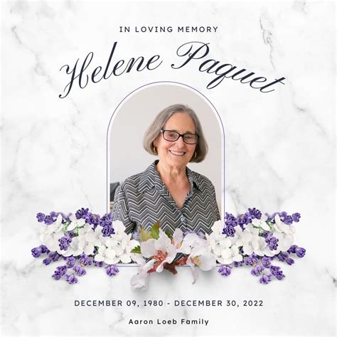 customizable  loving memory templates canva