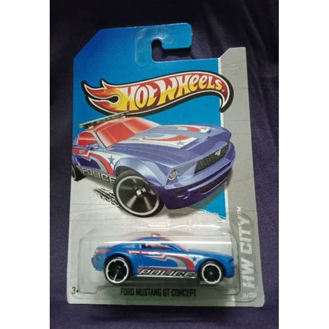 Hot Wheels 2013 Ford Mustang GT Concept T Hunt Regular Treasure Hunts RTH Shopee Malaysia