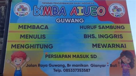 Daftar 10 Bimba Aiueo Di Daerah Kab Gianyar Kemdikbud