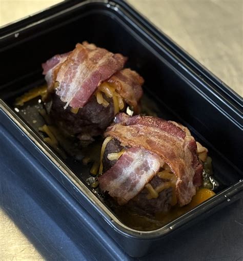 Carnivore Diet Bison Bacon Cheddar Burgers - Performance Provisions
