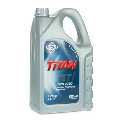 Fuchs 5w30 Engine Oil 20 Litre TITAN Gt1 Pro 2290 Approved Fully ...