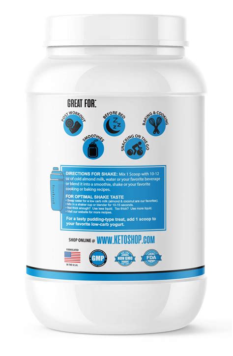 Zero Carb, Zero Sugar Keto Protein Powder | KetoGenics - KetoShop.com