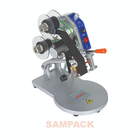 Sampack Manual Hot Foil Ribbon Coding Printer Model Name Number Mhfr Capacity Print At