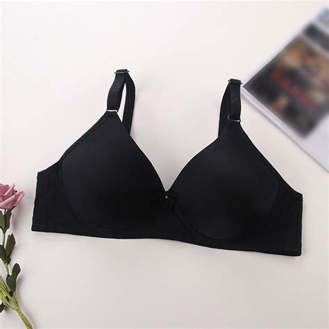 Super Fronc Doux Et Confortable Sans Armatures Soutien Gorge Push Up Pour Femme Lingerie De