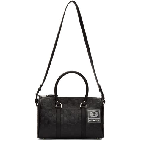 MISBHV Black Monogram Traveller Bag MISBHV
