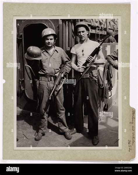 Combat Photogs Prize Their Battle Souvenirs Two Coast Guard Combat