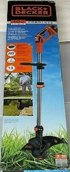 New Black And Decker Lst136 40v Max Cordless High Performance String Trimmer Kit Ebay