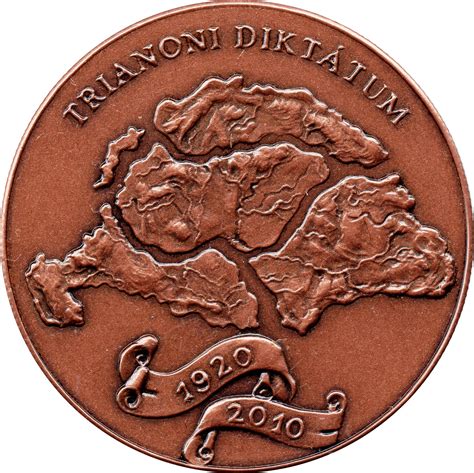Medal - Hungarian Coin Collectors Association (Trianon dictate ...