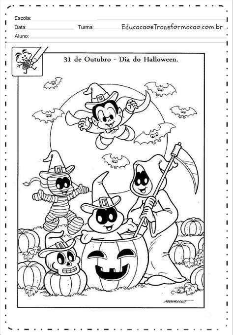 Atividade Halloween - Atividade Halloween 5 Ano - BRAINCP
