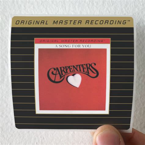 Carpenters A Song For You Album Cover Sticker Album Cover Sticker