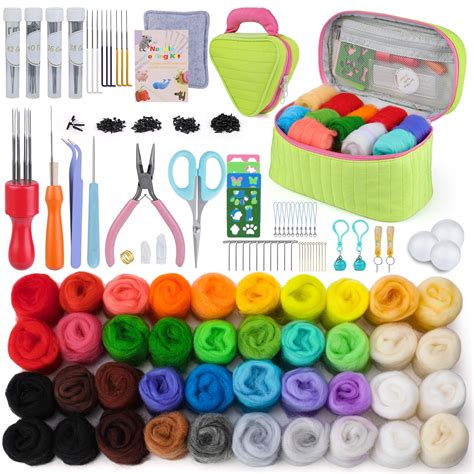 Amazon.com: Needle Felting Kit, Needle Felt Kits for Beginners, Wool