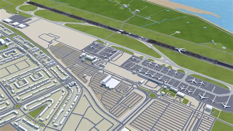 Liverpool John Lennon Airport 10km 3d Model By 3dstudio