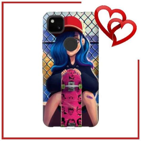 Купить Чехол с картинкой "Модная девушка" Google Pixel 4a / Милый чехол ...