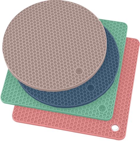 Buy Woodtula Silicone Hot Pads For Kitchen Flexible Table Trivet Mat Pack Silicone Trivet