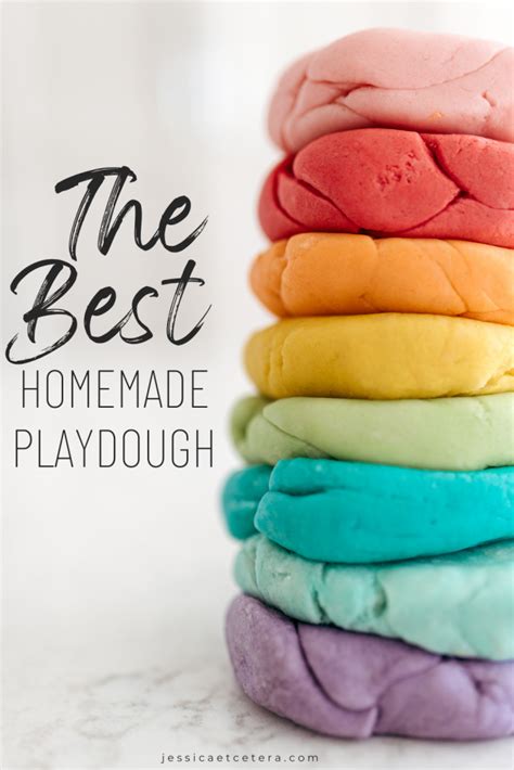 Easy Homemade Playdough The Best Playdough Recipe Jessicaetcetera