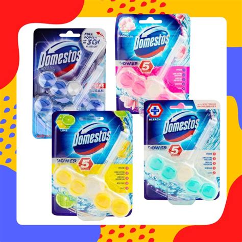 Domex Domestos Power 5 Rim Block 55g Lazada Ph