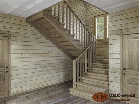 Лестницы для коттеджей