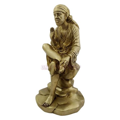 Lord Sai Baba Statue In Brass Shirdi Sai Baba Brass Statue Religious