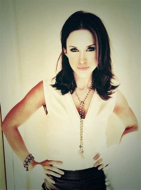 Ladies In Satin Blouses Lacey Chabert White Satin Top