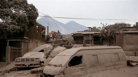 El Volcán De Fuego En Guatemala Se Cobra Al Menos A 72 Víctimas Mortales