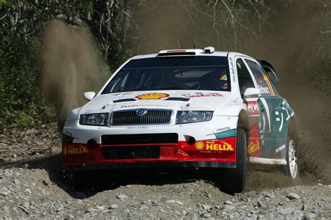 Schwarz Armin Wicha Klaus Škoda Fabia WRC Rally Japan 2005