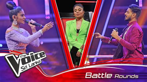 Shehara Vs Shehan Mere Dholna Battle Rounds The Voice Sri Lanka