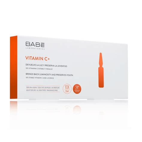 Ampulės serumas Babe Vitamino C 10 vnt kainos nuo 15 94 Kaina24 lt