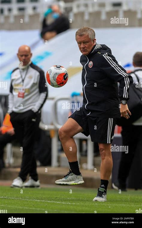 Sheffield United's manager Chris Wilder during the English Premier ...