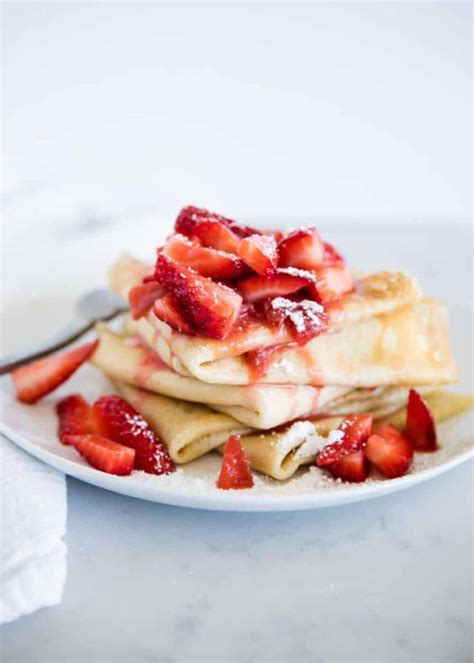 Easy Strawberry Crepes Made In The Blender I Heart Naptime