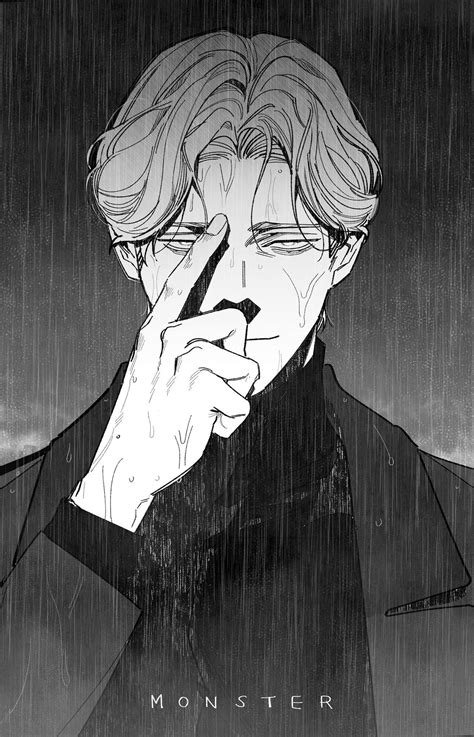 Monster | Manga art, Manga drawing, Monster anime johan art