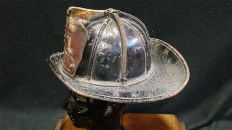 Chicago Leather Fire Helmet All Original