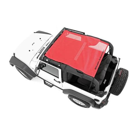 Mesh Bikini Top Plus Red For Jeep Wrangler JK 4WD 2007 2018 Jeep Suzuki Parts Accessories
