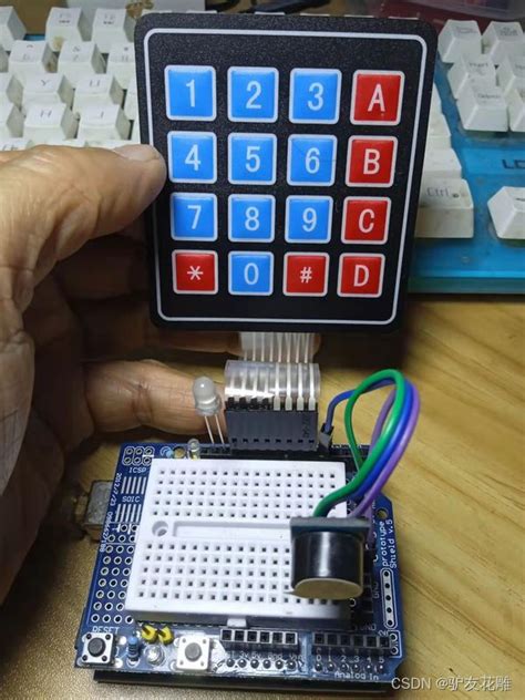 【雕爷学编程】arduino动手做（90） 4x4矩阵薄膜键盘模块4 Csdn博客