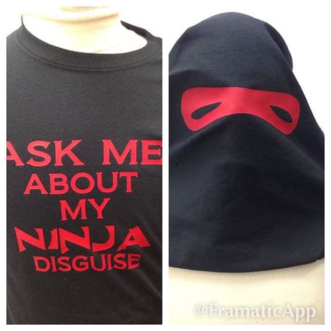 Ask Me About My Ninja Disguise T Shirt Ninja Disguise Shirts T Shirt