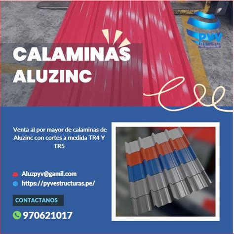 Planchas De Aluzinc De TR4 En Venta PYV ESTRUCTURAS