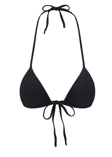 Channel Islands Top - Black - Sands Swim - String Bikini Top