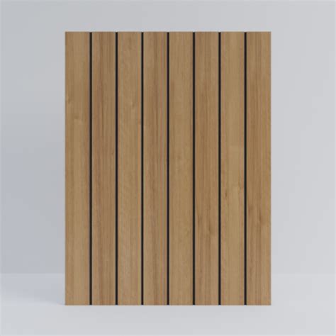 Oak V Groove Black Core Kitchen Cabinet End Panel Naked Kitchens