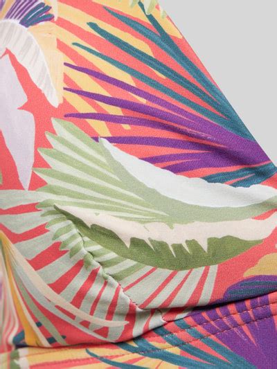 Esprit Bikini Oberteil Mit Neckholder Modell Palm Beach Koralle Melange Online Kaufen