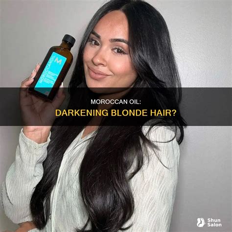 Moroccan Oil Darkening Blonde Hair ShunSalon