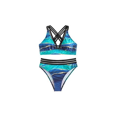 Yogalulu Costume Ferretto Costumi Da Bagno Da Donna Nuovi Costumi Da Bagno Con Spacco Bikini A
