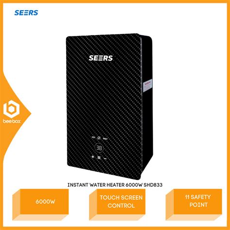 Seers Shd833 Hot Water Dispenser Multipoint 6000w For Instant Hot