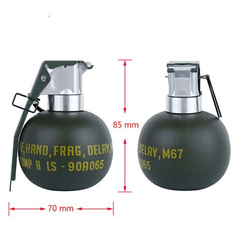 M67 Grenade Tactical Airsoft Game Props Toy Nylon Lifelike Dummy Model