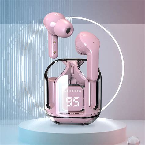 Air 31 Tws Transparent Earbuds White Black Green Pink Sadabahaar