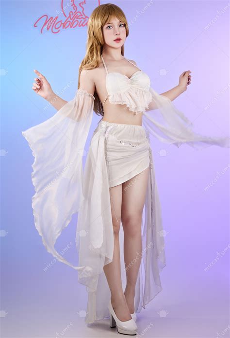 Women Elf Style Sexy Lingerie Set Costume White Butterfly Fairy Short Top And Skirt With