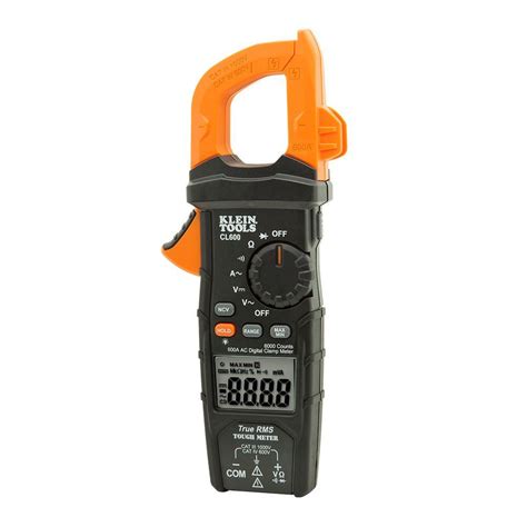 Klein Tools 600 AC True RMS Auto Ranging Digital Clamp Meter CL600