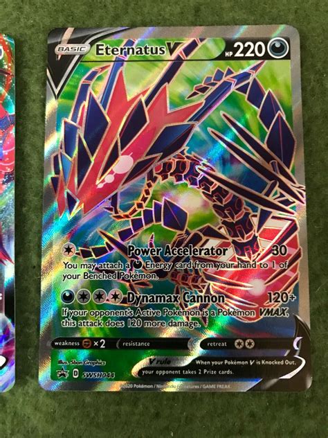 Mavin Pokemon Eternatus V Vmax Full Art Black Star Promo Cards Tcg