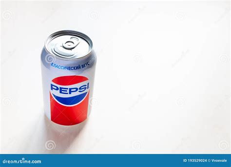 Can Of Pepsi With Design From The 1980s Editorial Stock Image Image