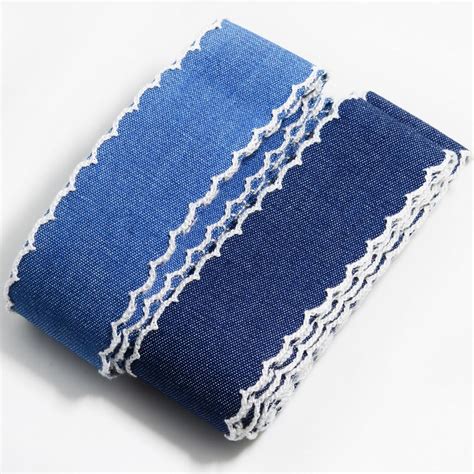 Купить 2 ярда джинсовая джинсовая лента для украшения банта для волос ...