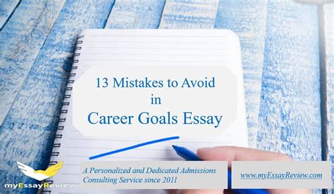 Avoid These Common Mistakes In Goals Essay Myessayreview